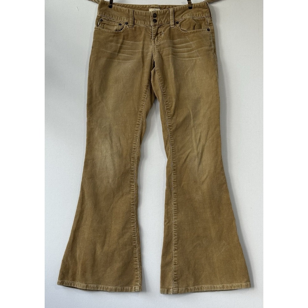 Y2K Abercrombie Fitch Corduroy Pants Women's Size 2 Bell Bottom Flare